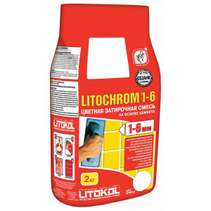 Затирка LITOCHROM 1-6 С 630 красный чили 2кг купить во Владимире