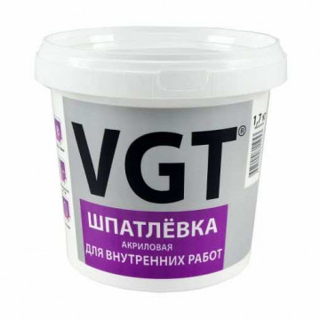 Шпаклевка для внутренних работ 1,7кг ВГТ