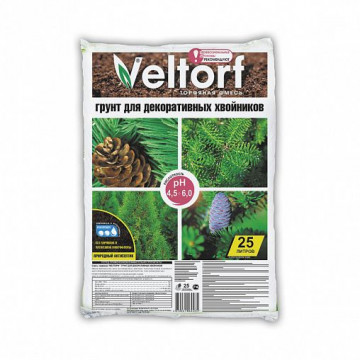 Грунт для декоративных хвойников 25 л (1) "veltorf"