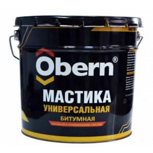 Мастика битумная OBERN BLACK универсальная 15кг купить во Владимире