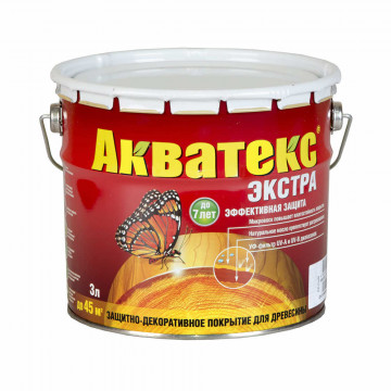 Акватекс-экстра красное дерево 9л