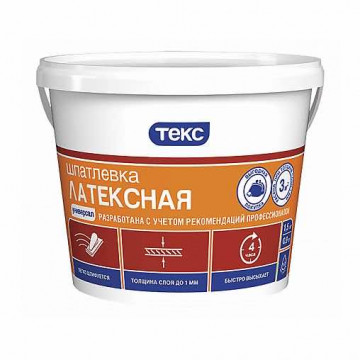 Шпаклевка латексная универсал 1,5кг ТЕКС