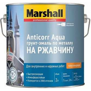 Грунт-эмаль Anticorr Aqua BW M 0,5л MARSHALL купить во Владимире