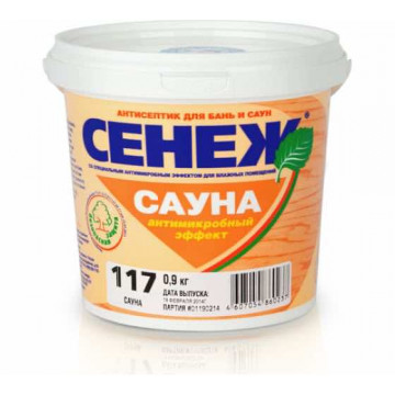 Сенеж 0,9кг САУНА антисептик для бань и саун