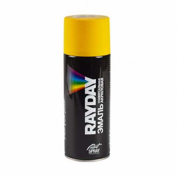 Краска-аэрозоль желтая глянцевая 520мл RAYDAY