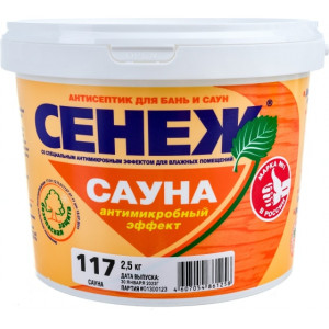 Сенеж 2,5кг САУНА антисептик для бань и саун купить во Владимире