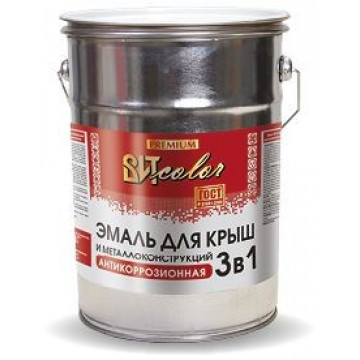 Эмаль для крыш 3в1 вишня 5кг ВИТ